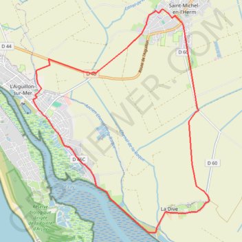 Circuit cyclable du Blé dur GPS track, route, trail