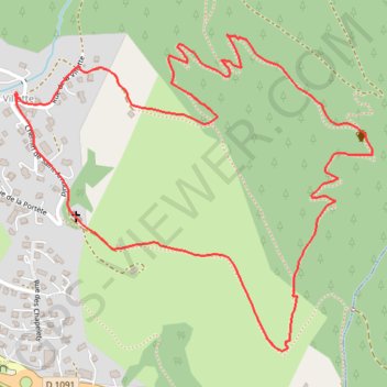 Chemin de la pierre aux oeufs GPS track, route, trail