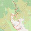 Crête des Conques et Pène Nère depuis la RF de l'Aya GPS track, route, trail