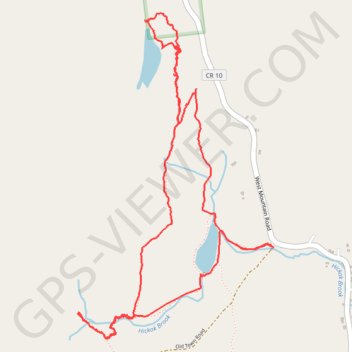 Corinth Reservoir GPS track, route, trail