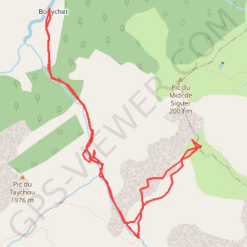 Col de Bayle GPS track, route, trail