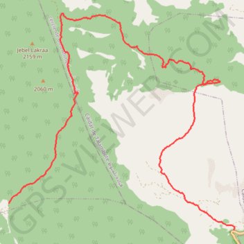 MASSIF TALOUSSISE CHAOUEN 2019-12-29-18-08 GPS track, route, trail