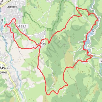 Farnay Couzon GPS track, route, trail