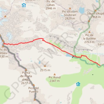 Grand pic de Tapou GPS track, route, trail