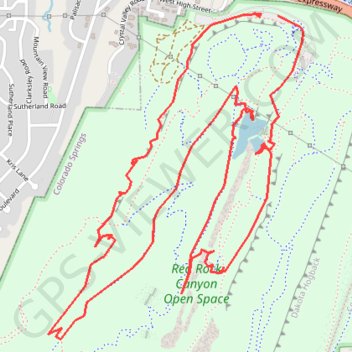 Red Rock Canyon Loop GPS track, route, trail