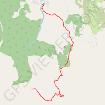 Saved GPS track, route, trail