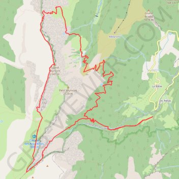 Le Grand Veymont GPS track, route, trail