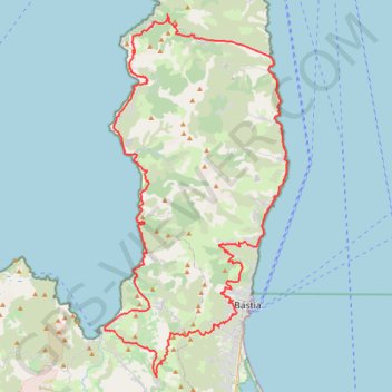 Corse J7 Barbières GPS track, route, trail