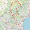 Juan-les-Pins - Le Rourret - Col de Vence GPS track, route, trail