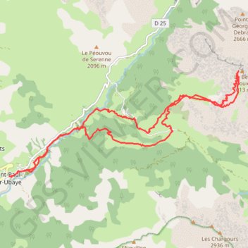 Bec Roux GPS track, route, trail