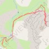 Aiguillette du Lauzet, Couloir N (Cerces) GPS track, route, trail