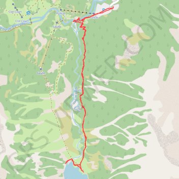 Pont d'Espagne - Lac de Gaube GPS track, route, trail