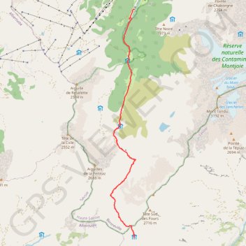 1ère étape du Tour du Mont Blanc GPS track, route, trail