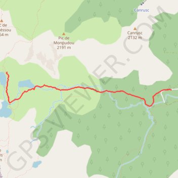 Les trois étangs de Rabassoles GPS track, route, trail