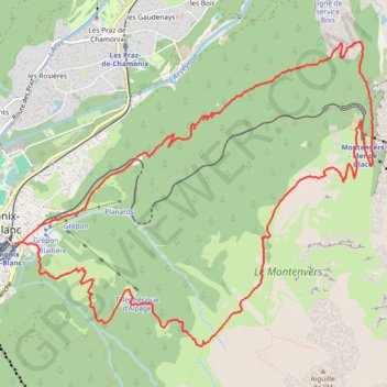 Alpages de Blaitière Signal Forbe Montenvers Mottets GPS track, route, trail