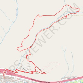 Spraddle Creek Loop GPS track, route, trail
