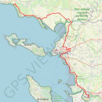 Longeville sur mer Rochefort GPS track, route, trail