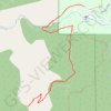 St. Mary's Falls Trail in Pike National Forest GPS track, route, trail