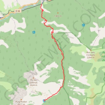 La Carança GPS track, route, trail