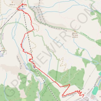 Monte Fraiteve GPS track, route, trail