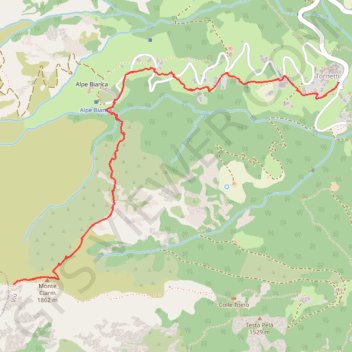 Monte Ciarm GPS track, route, trail
