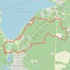 Boucle VTT Sanguinet - Biscarrosse GPS track, route, trail