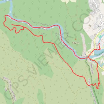 Itinéraire principal GPS track, route, trail