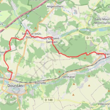 Saint-Cyr-sous-Dourdan GPS track, route, trail