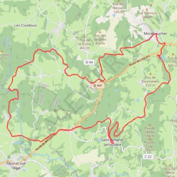 [Itinéraire] VTT "Histoire et Patrimoine" GPS track, route, trail