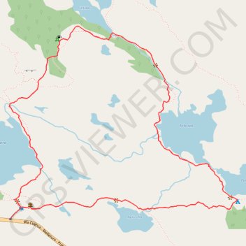 GPX Download: Camino de Garcia Moreno – Laguna Potaquinuas boucle au départ de Cancan GPS track, route, trail