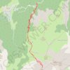 Pointes Longues - Sommet N (Tête des trois hommes) GPS track, route, trail