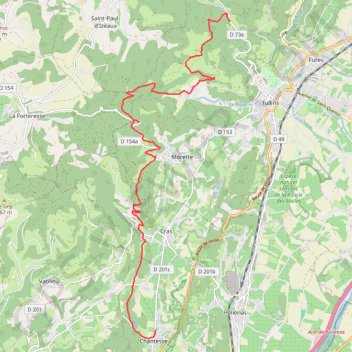 Col de parménie GPS track, route, trail