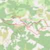 Montagne d'Aujour en 8 GPS track, route, trail