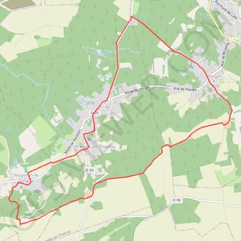 Les vendangeoirs du Laonnois GPS track, route, trail