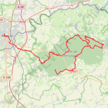 La Laurent Brochard - Saint-Rigomer-des-Bois GPS track, route, trail