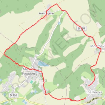Parcours chaillevois GPS track, route, trail