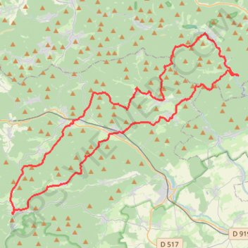 Oberbronn La Petite Pierre Boucle GPS track, route, trail