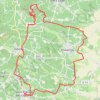 Saint-Étienne-des-Oullières Marche à pied GPS track, route, trail