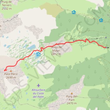 Le pic peric GPS track, route, trail