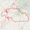 Newnan, Moreland, Brooks gravel GPS track, route, trail