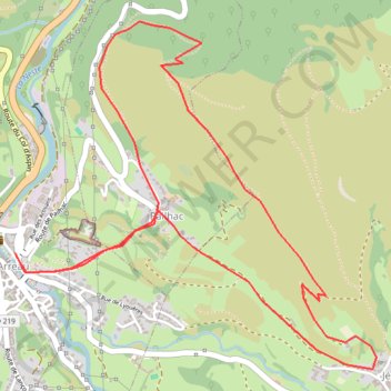 Randonnée à Arreau GPS track, route, trail