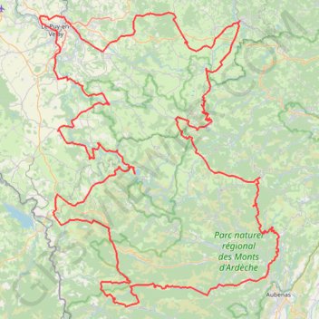 Le Puy-en-Velay GPS track, route, trail