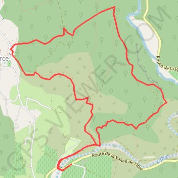 L'Arche Perdue GPS track, route, trail