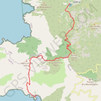 Mare e Monti - Étape 4 GPS track, route, trail