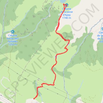 Étang d'Appy GPS track, route, trail