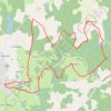 Boucle de la Dronne - Saint-Saud GPS track, route, trail