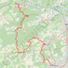 Montbéliard Ronchamp par le sentier des Ducs GPS track, route, trail