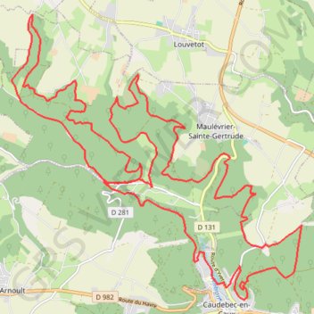 Rando à Sainte Gertrude GPS track, route, trail