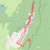 Les Belles Ombres - Sangle et Rochers - Sainte-Marie-du-Mont GPS track, route, trail