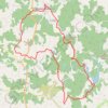 Espace VTT-FFC des Monts de Blond - Circuit N° 15 : Le Rocher aux Fées - 39561 - UtagawaVTT.com GPS track, route, trail